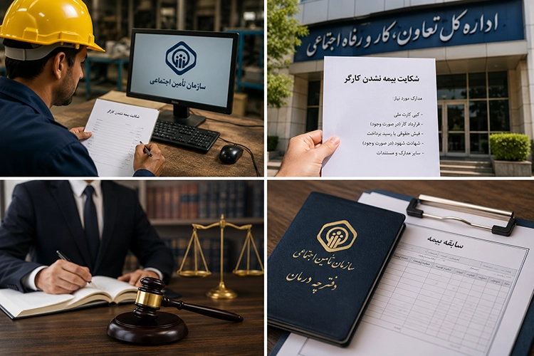 شکایت بابت بیمه نشدن کارگر؛ مراحل، مدارک و مرجع رسیدگی