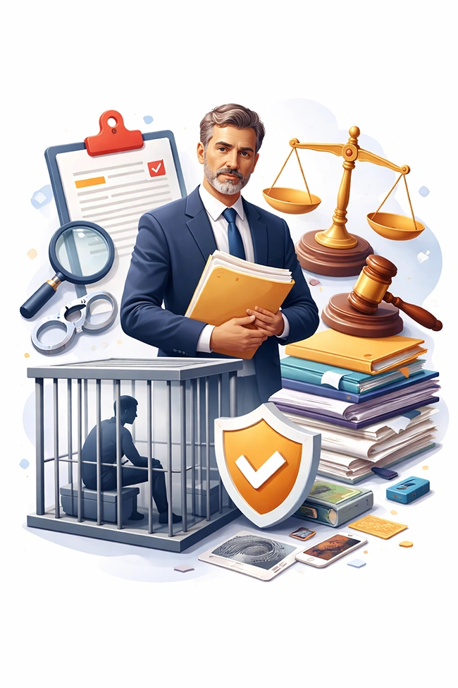 اهمیت وکیل در پرونده های کیفری سنگین