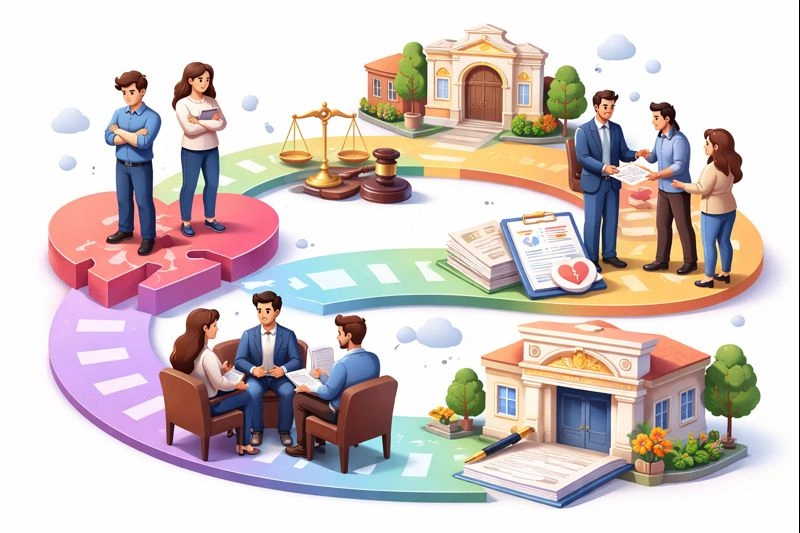 مراحل طلاق توافقی و نکات مهم توافق نامه