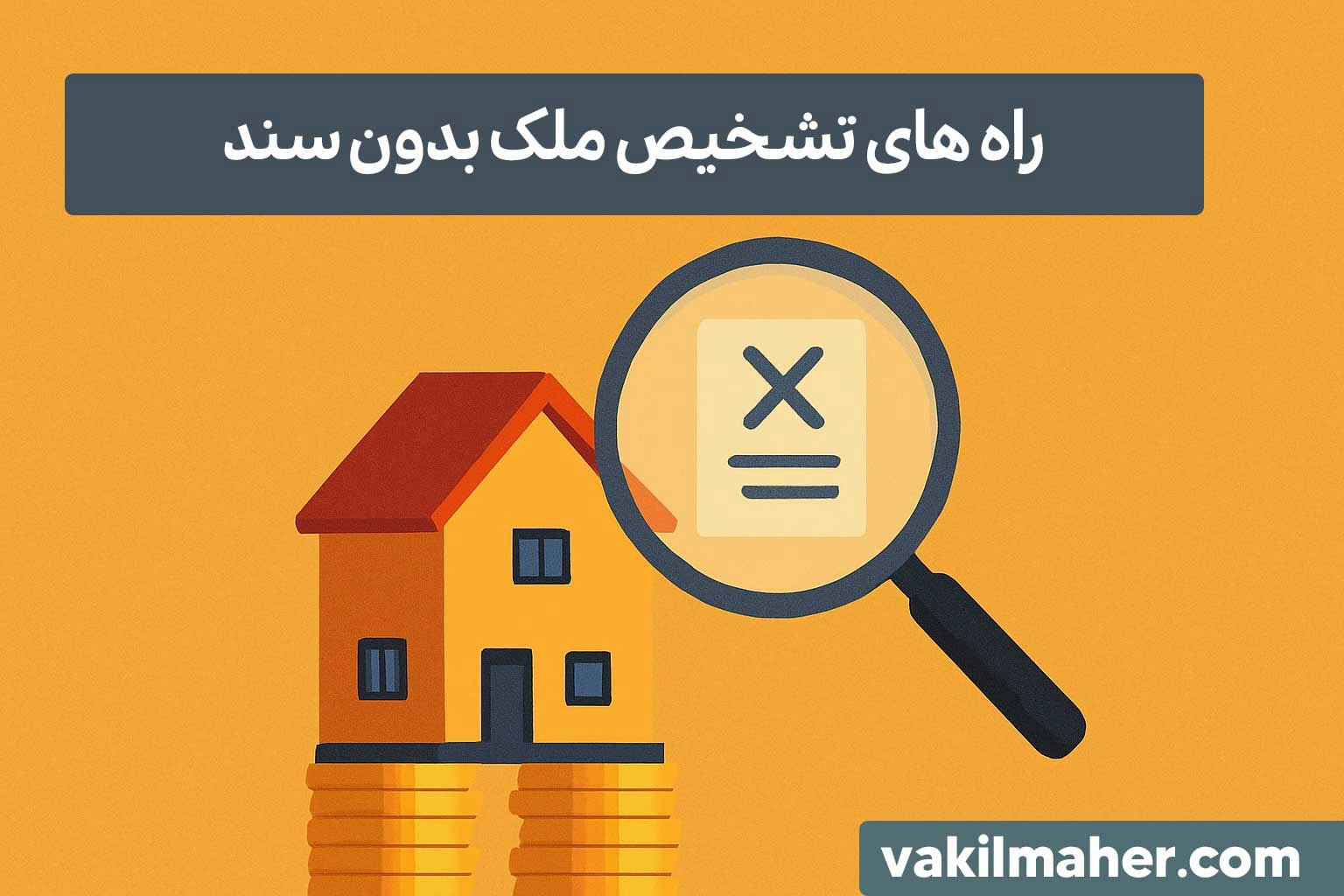 راه های تشخیص ملک بدون سند