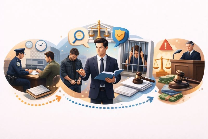 مراحل دادرسی کیفری از صفر تا صد