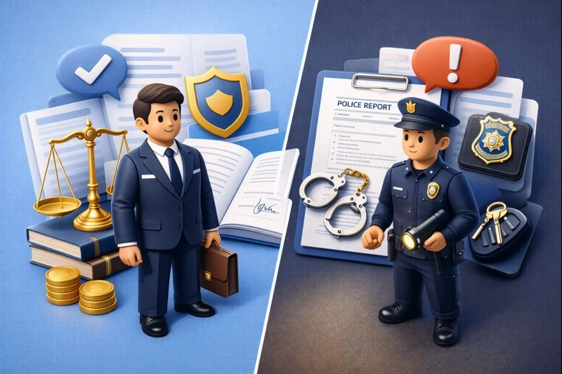 نقش وکیل در پرونده حقوقی و کیفری: چرا نوع پرونده نوع دفاع را تغییر می دهد؟