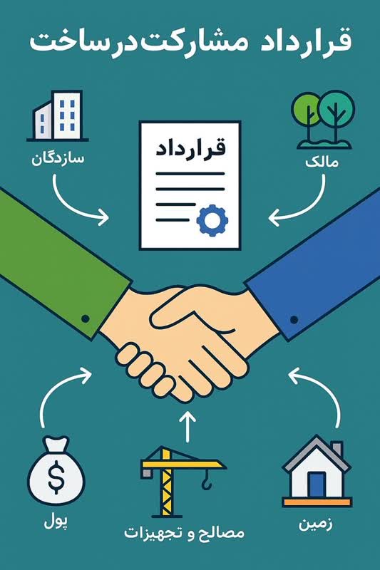تنظیم قرارداد مشارکت در ساخت
