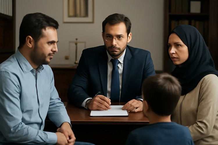 ملاقات فرزند بعد از طلاق